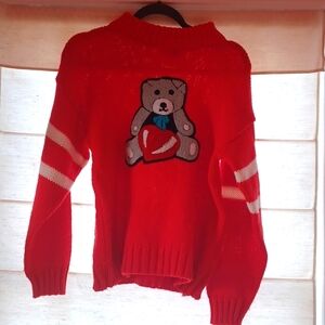 Vintage Teddy Bear Sweater